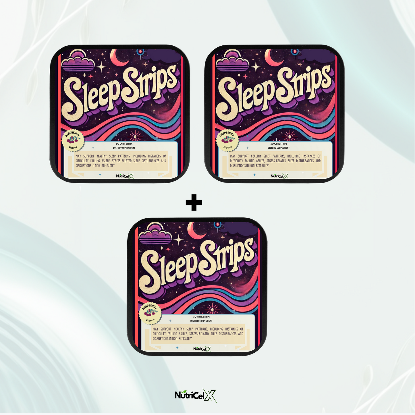 Combo 3 Sleep Strips NutriCel X