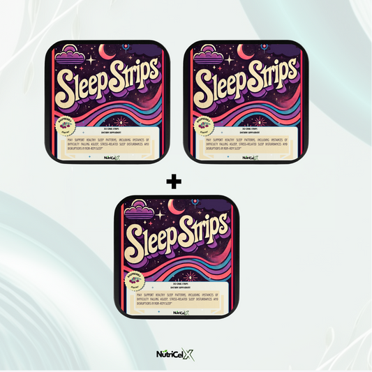 Combo 3 Sleep Strips NutriCel X