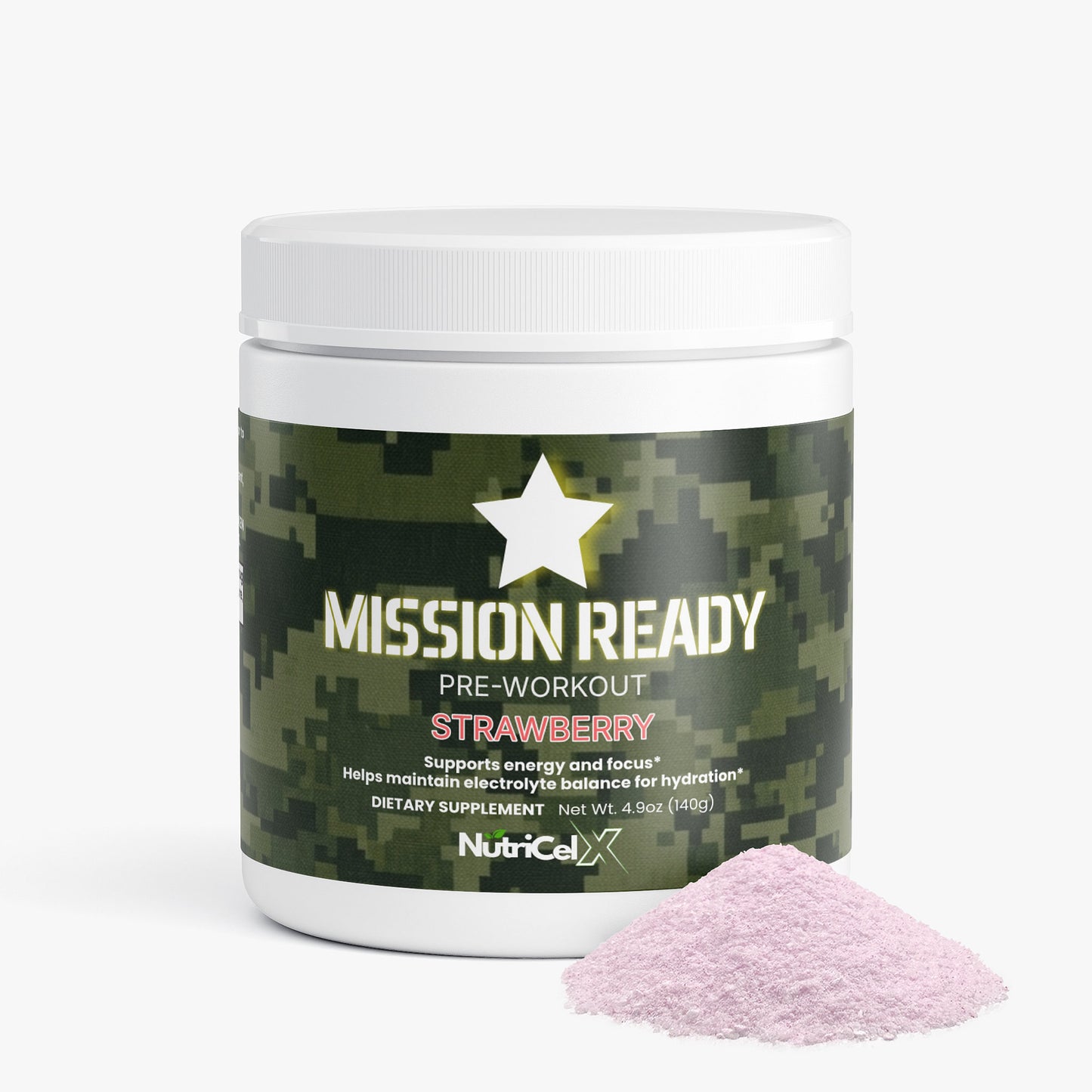 Mission Ready Strawberry Pre-workout