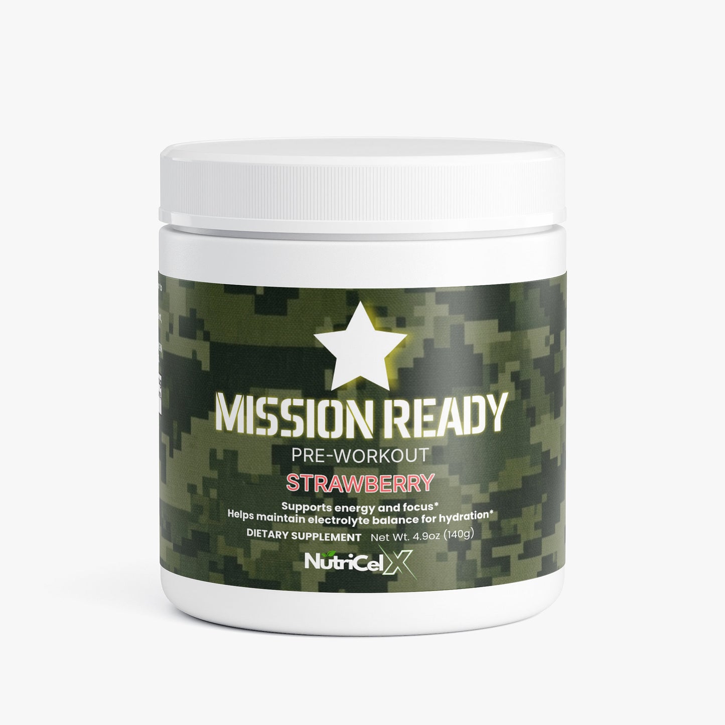 Mission Ready Strawberry Pre-workout